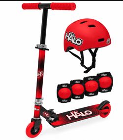 HALO Rise Above Red 6 Piece Scooter Combo Set w/ Protective Gear - BRAND NEW!