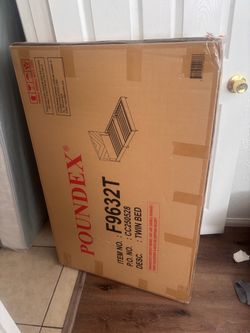 Poundex F9632T Twin Bed Frames and twin mattresses