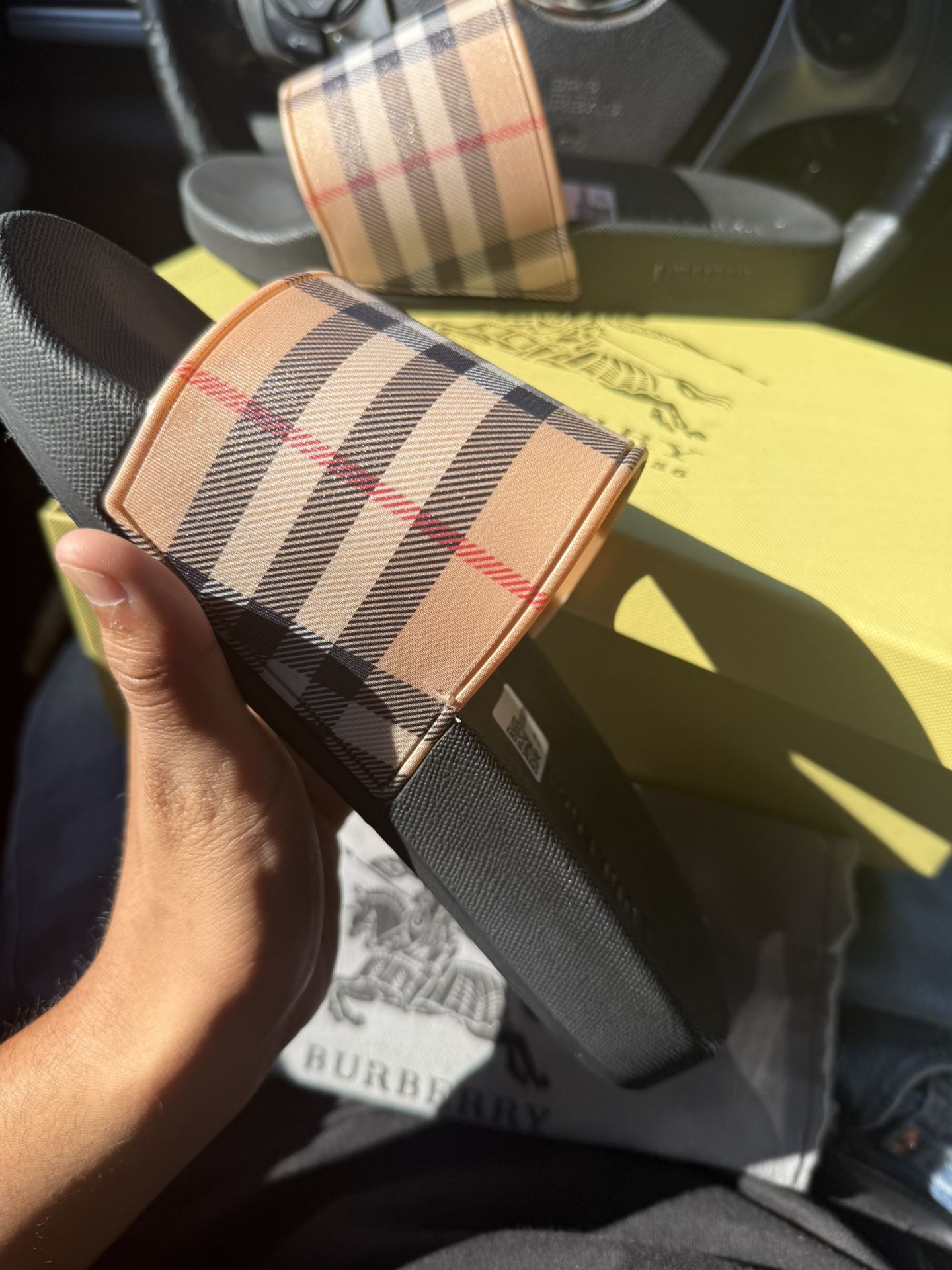 New Burberry Slides/sandals