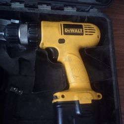 DeWalt Drill With Two Drill Batteries Charger Included 