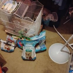 Bird Cage And All Assessories 