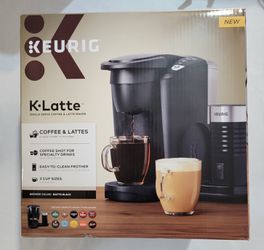 Keurig K-Latte Coffee Maker With Milk Frother (K-Cup Pods)