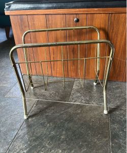 Vintage album or magazine rack