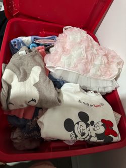 Big Box of baby girl clothes