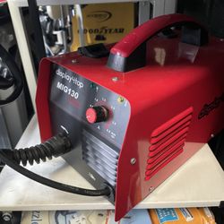display4top Mig Welder, 130A Portable Welding Machine, Flux Core Wire Welder, MIG 130 Automatic Feed Welding Machine Equipment with Mask - 110V 