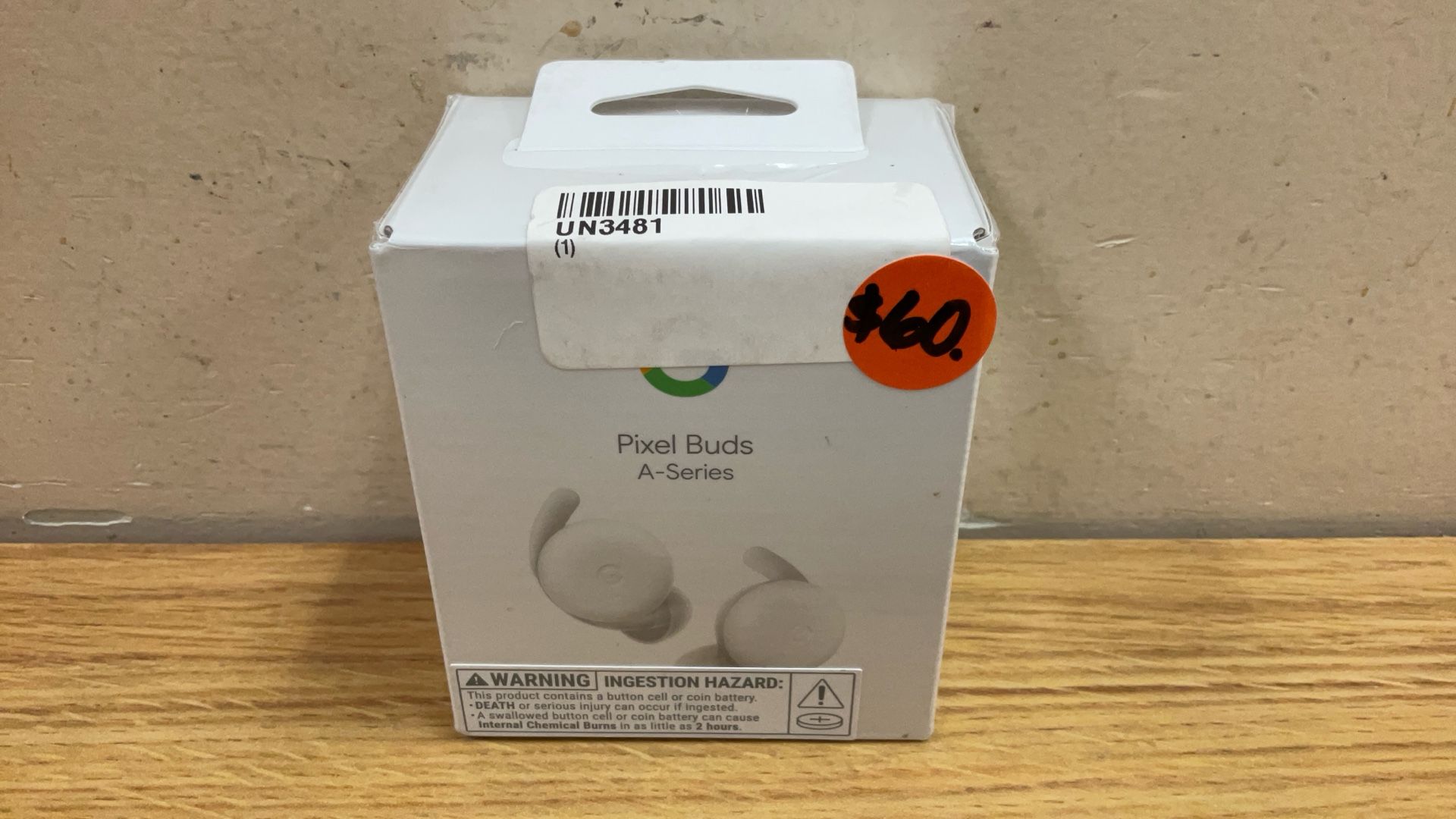 GOOGLE PIXEL BUDS A-SERIES WIRELESS EARBUDS CLEARLY WHITE.