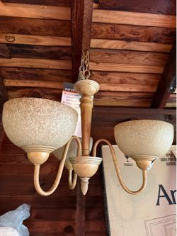3 light chandelier
