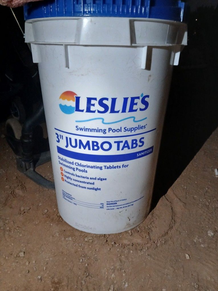 50lb Bucket 3" Jumbo Chlorine Tabs