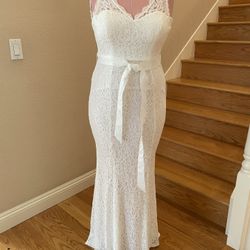 Adrianna Papell Wedding Gown Size 8