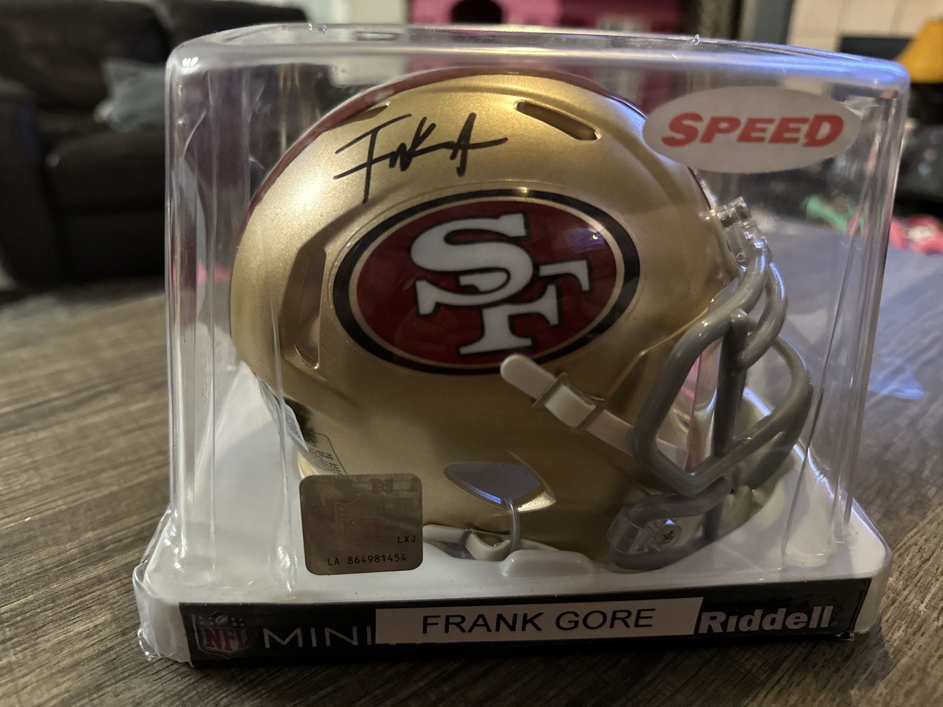 49ers Mini Helmet Frank Gore