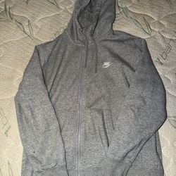 Grey Nike Zip Up