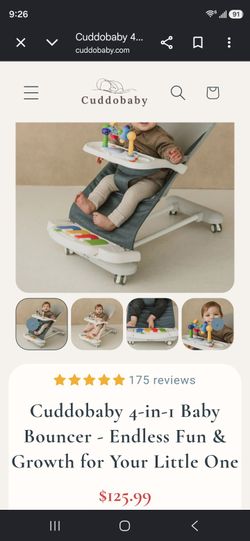 Cuddobaby 4-1 Baby Bouncer