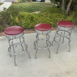 50’s Diner Style Bar Stools