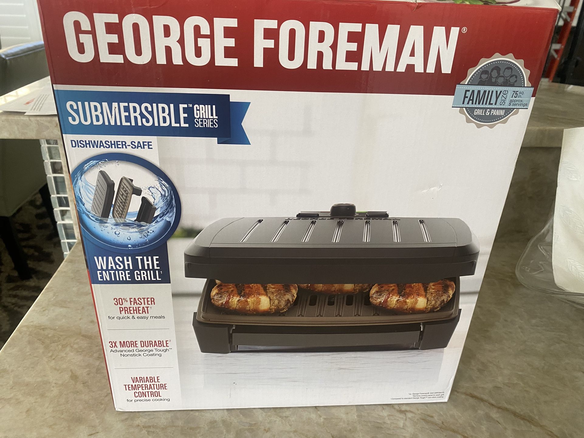 Brand New George Foreman® Submersible™ Grill in Lakeway,78738.
