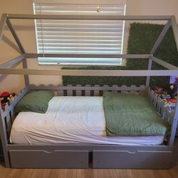 Twin Bed & Mattress 