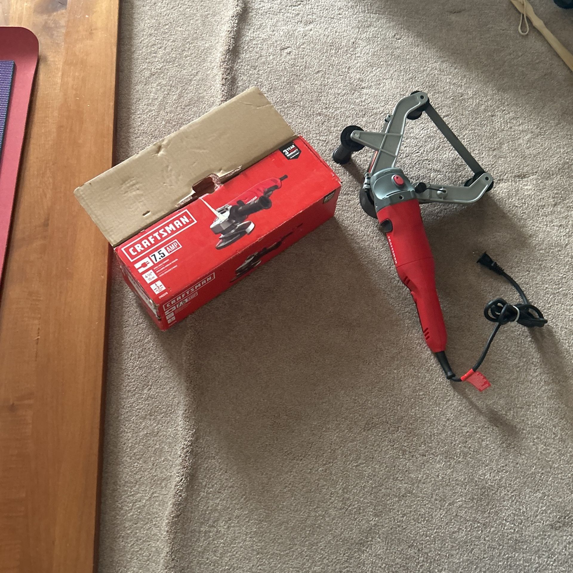 Craftsman Angle Grinder With Attachments