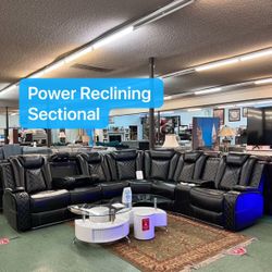 🔥New Year Special🔥Brand New Power Reclining Sectional Couch With Cup Holder Only $1350, Finance Available, Delivery Available 