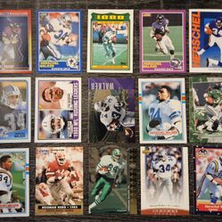 (15) Herschel Walker Football Card Lot Minnesota Vikings Dallas Cowboys Georgia Bulldogs