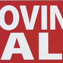 Moving Sale All day Sun Oct