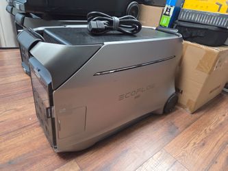 EF ECOFLOW DELTA Pro 3 Portable Power Station, 4096Wh, 4000W AC Output
LFP Battery, Expandable to 48kWh, 120/240V, Solar Generator for Home Use, Campi