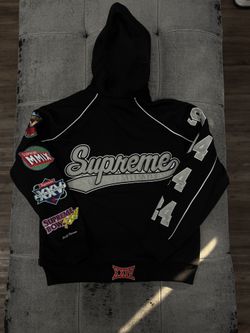 Supreme Playoff Zip Up Black Jacket 