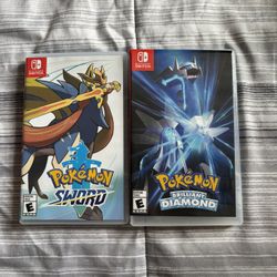 Nintendo Switch Pokémon Sword and Pokemon Diamond Video games 