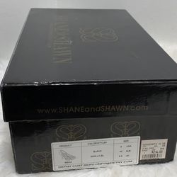 shane and shawn meha black heel size 9