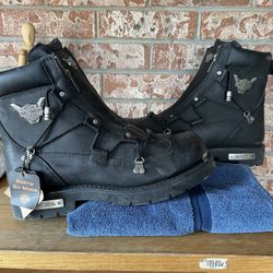 HARLEY DAVIDSON Size 16; BRAND NEW!! BRAKE LIGHT Riding Boots 🥾!