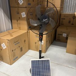 New Rechargeable Solar Fans ☀️ Delivery Available 