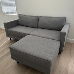 Gray Sofa 78"