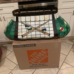 Tiffany Pool Table Vintage Light