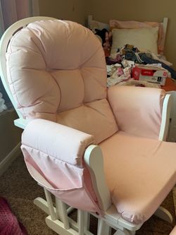 Rocking chair - Hoop glider with Ottoman