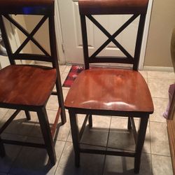 Set Of 2 Counter Height Chairs 