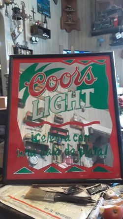 Real nice Coors Light beer mirror $40