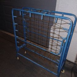 Vintage Roll Away Folding Bed Frame 