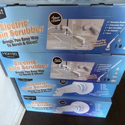 Electric spin scrubber