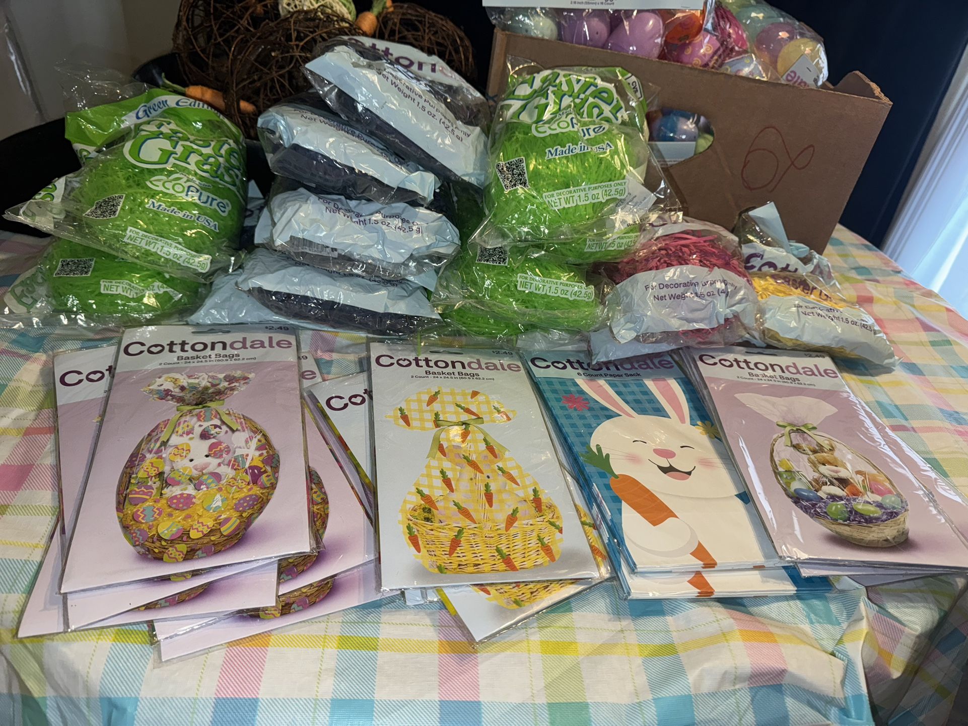 Easter Egg Basket Supplies 