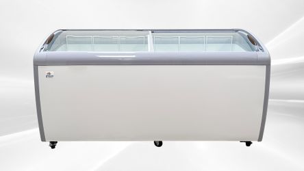 NSF 72 inchs Curved Lid Chest Glass Freezer XS-560YXL
