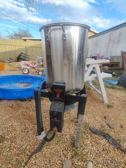 Outdoor Propane Burner with Stock Pot