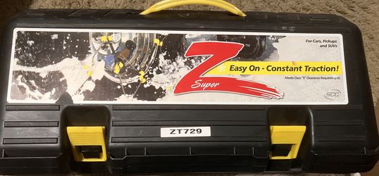 New SCC ZT729 Super Z Light Truck and SUV Tire Traction Snow Chains Set of 2