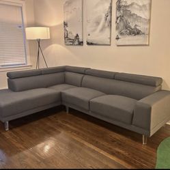 GREY MODERN SECTIONAL 👌🏻👌🏻 Fast Delivery !!! 🚚 