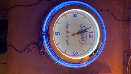 Neon Wall Clock