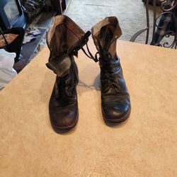 Vintage Military Boots.