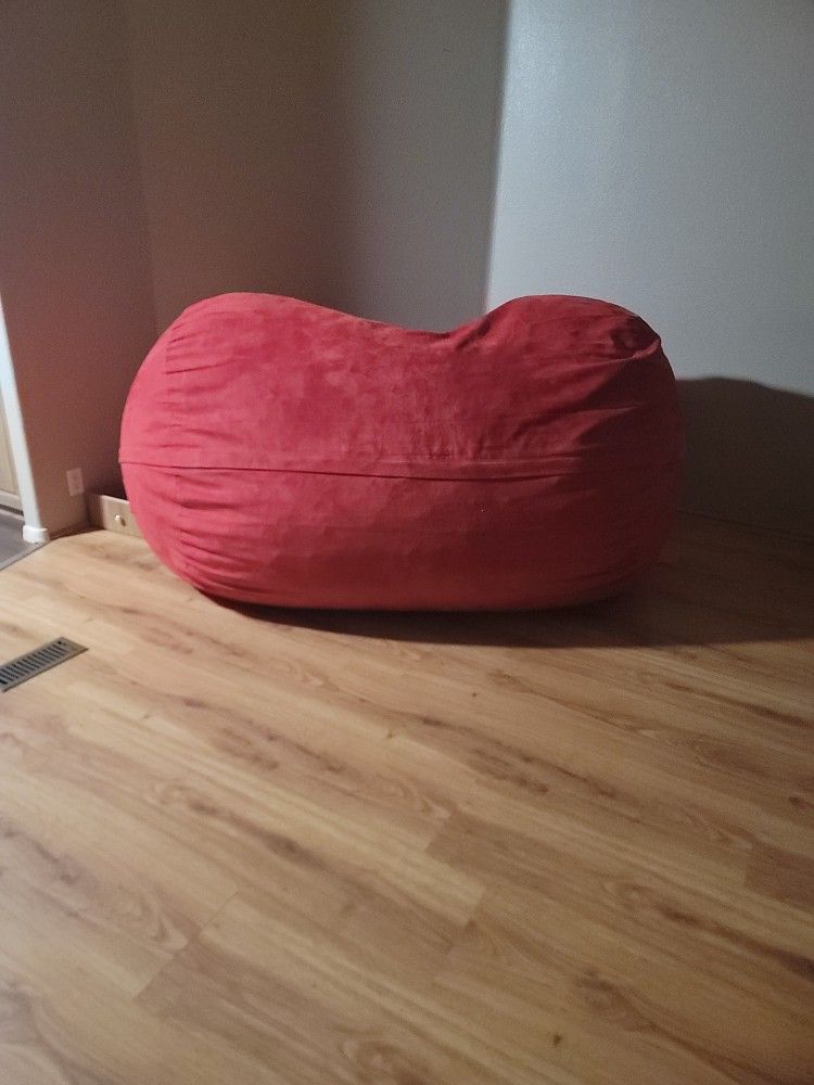 Red Bean Bag Couch