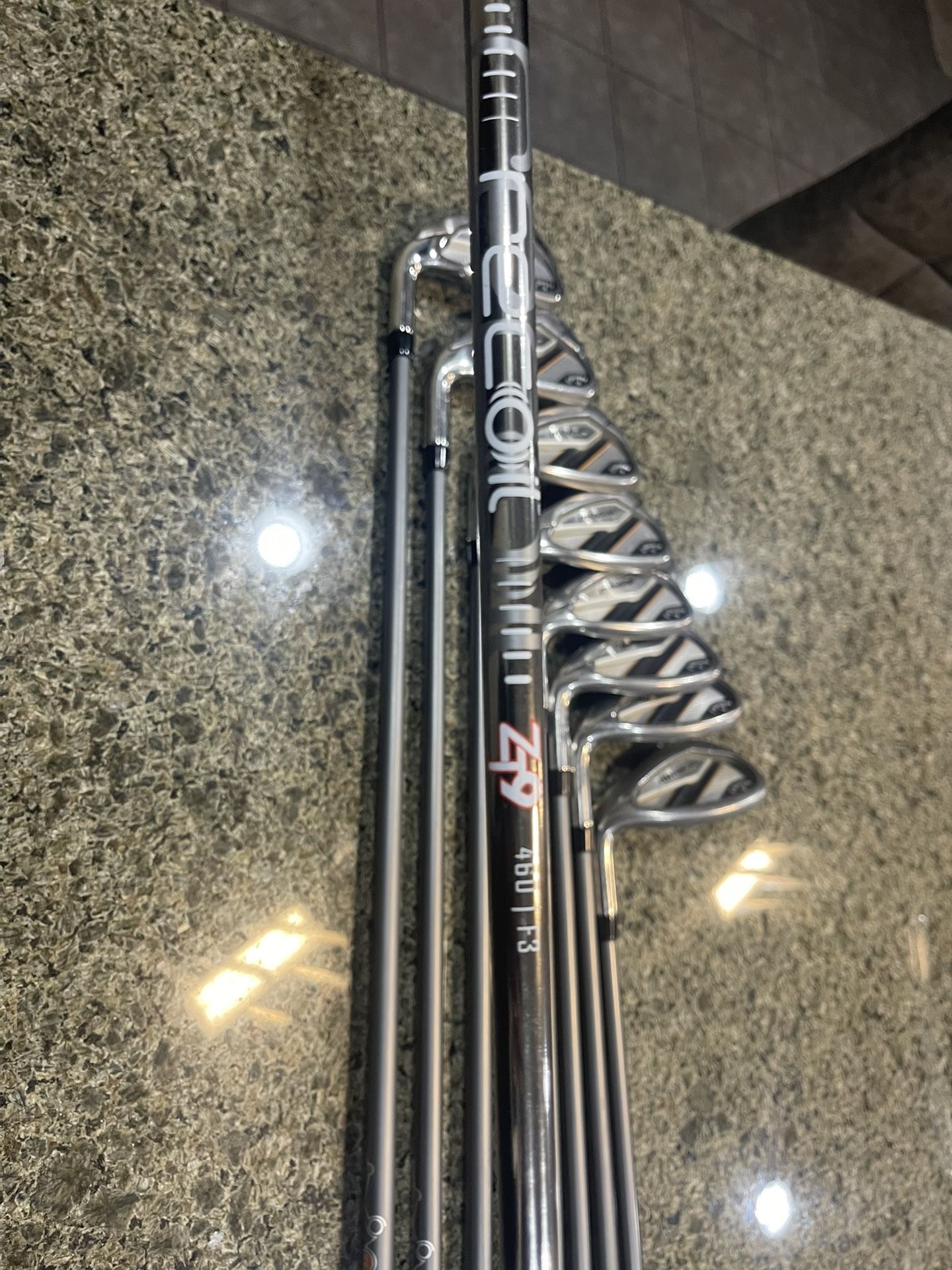 CALLAWAY MAVRIK Golf IRON SET(Graphite Shafts)5PW, AW, GW, SW for Sale in North Las Vegas, NV