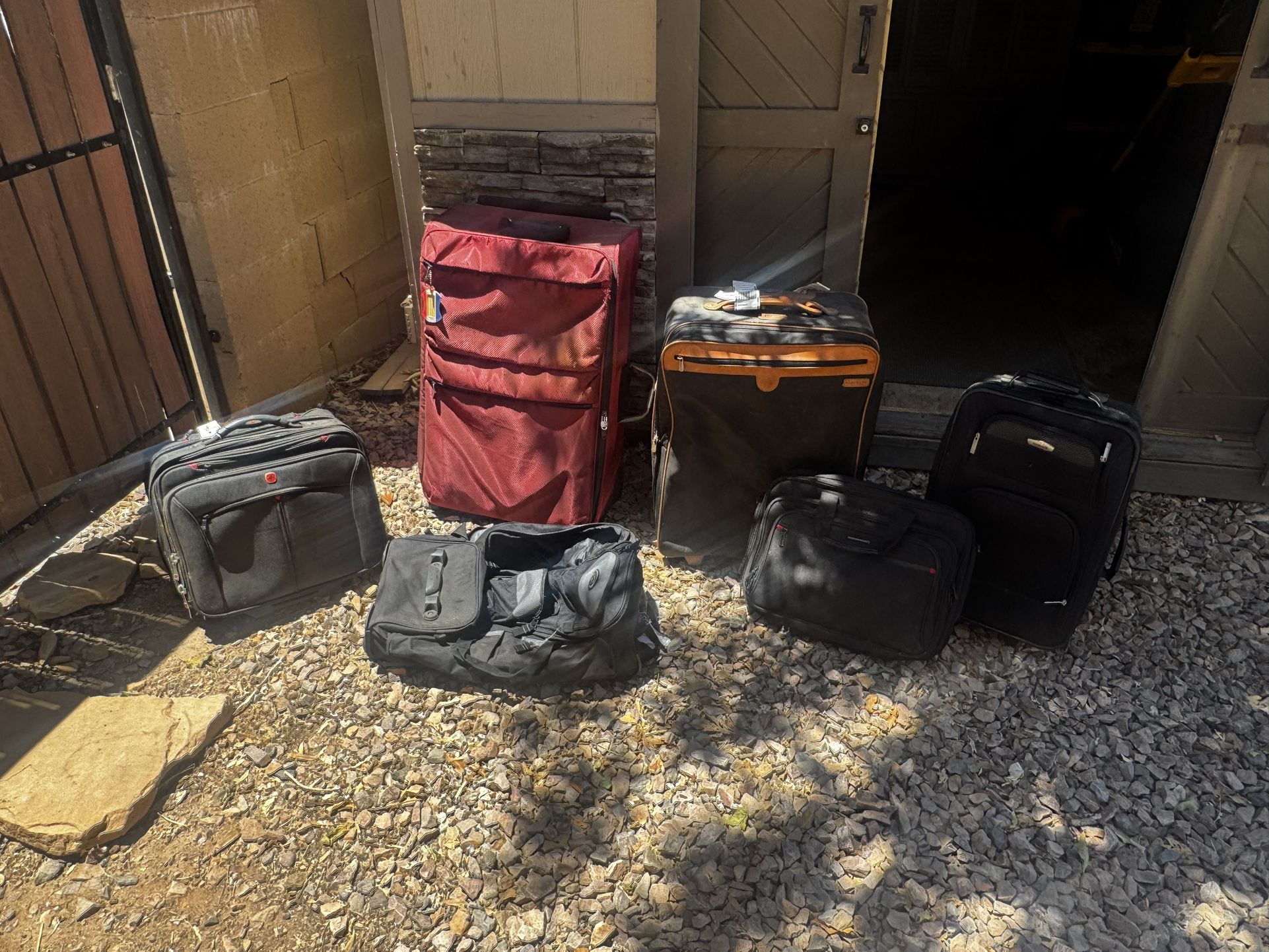 Assorted Luggage Pieces