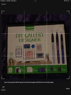 DIY Gallery Designer kit by Crayola