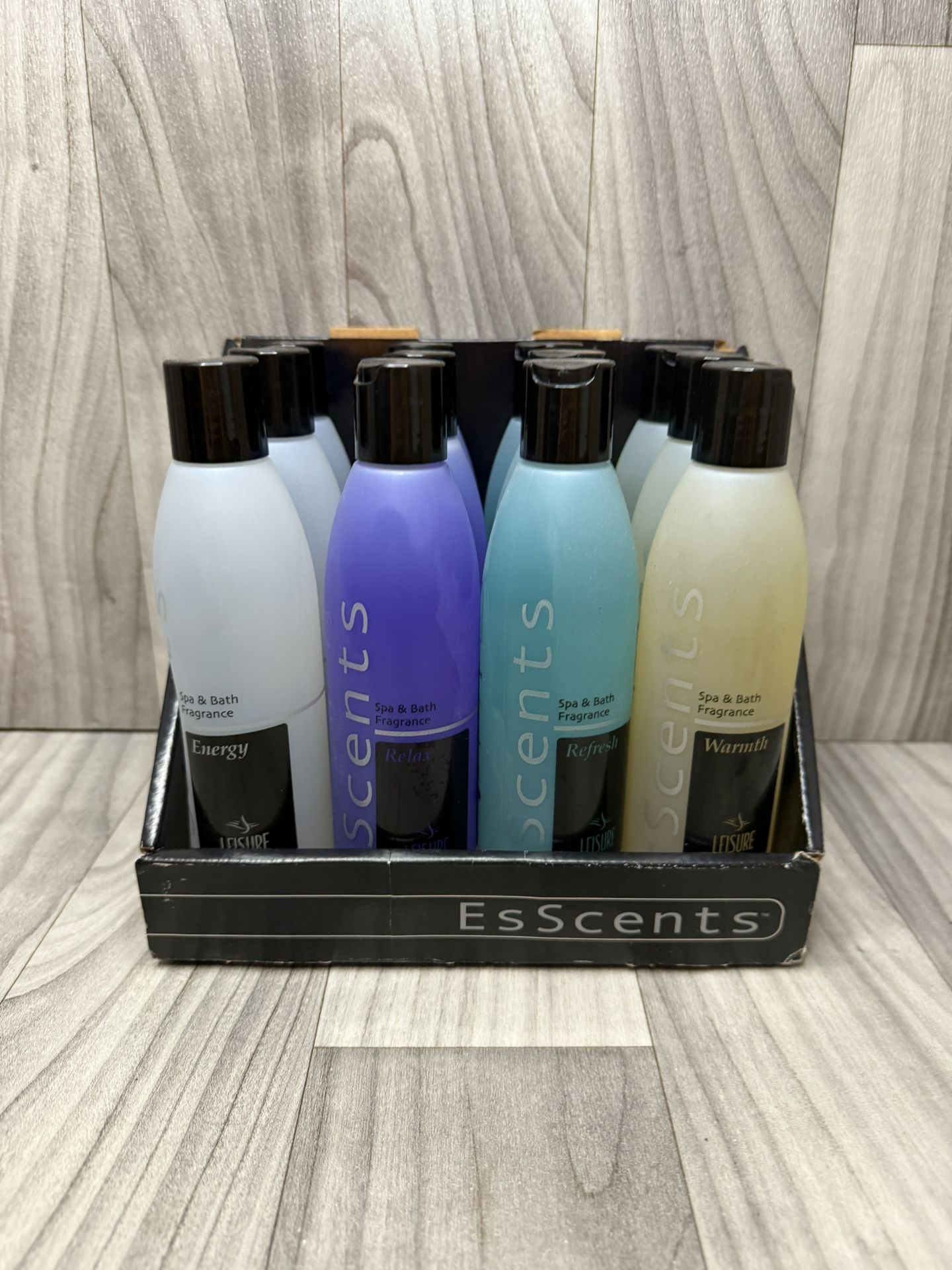 Esscents Spa & Fragrance Leisure Time Bath Soak 12 Bottles New Unused 