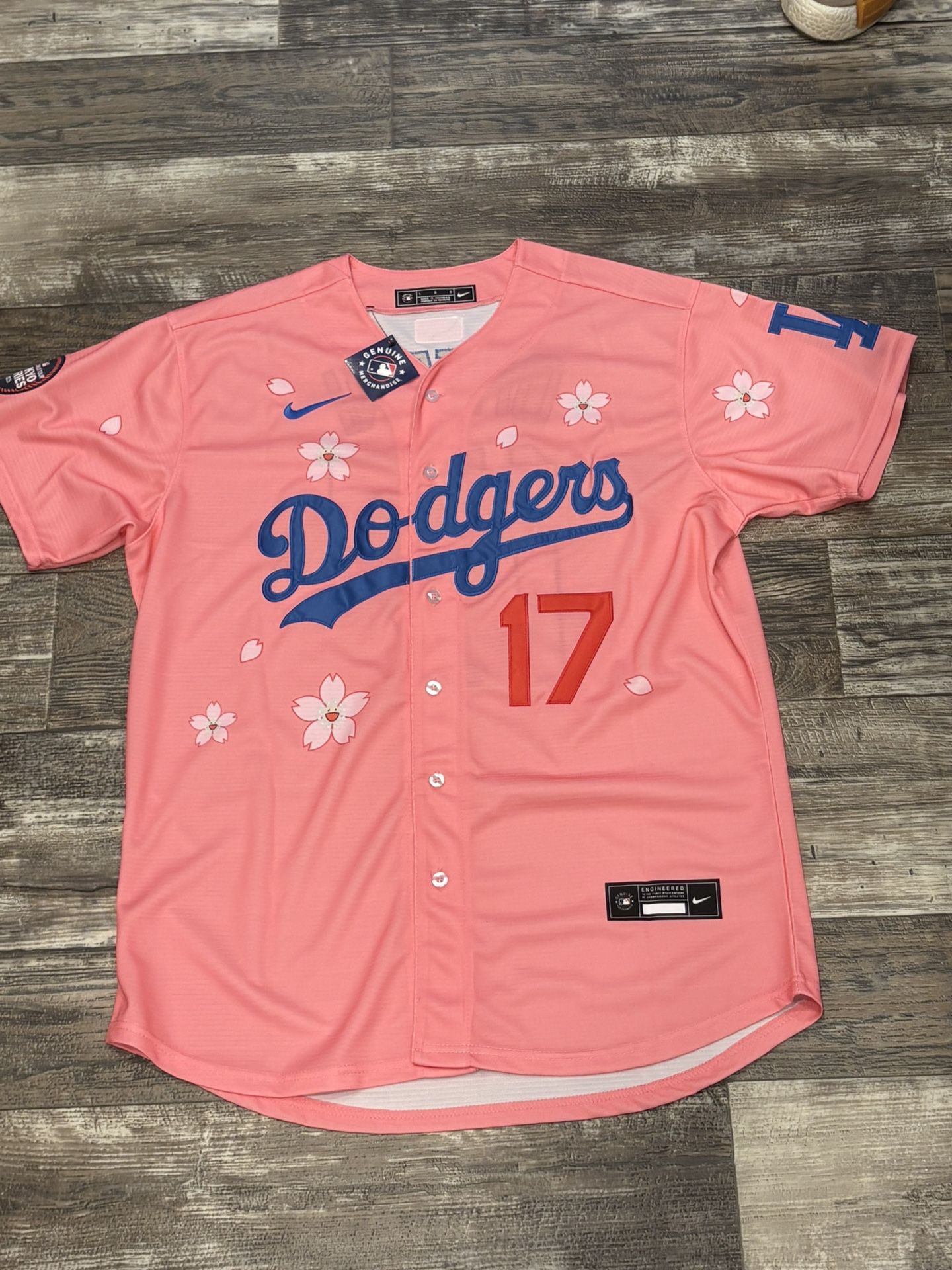 Shohei ohtani RARE (sizes In Description) Tokyo World Series 2025 pink Los Angeles Dodgers baseball jersey
