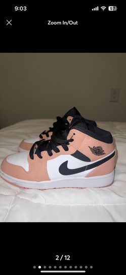 Air Jordan 1 Mid 'Pink Quartz' Size 4.5